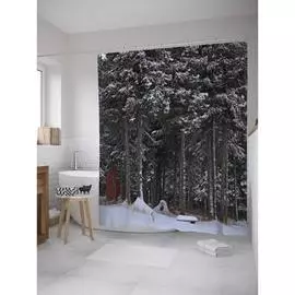 Шторка-занавеска для ванной JOYARTY