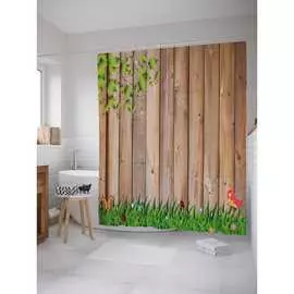 Шторка-занавеска для ванной JOYARTY