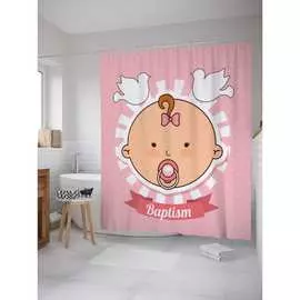 Шторка-занавеска для ванной JOYARTY