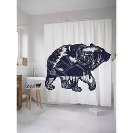 Шторка-занавеска для ванной JOYARTY