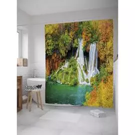 Шторка-занавеска для ванной JOYARTY