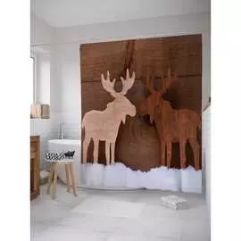 Шторка-занавеска для ванной JOYARTY