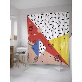Шторка-занавеска для ванной JOYARTY