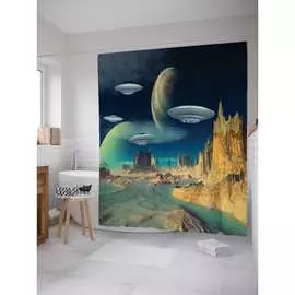 Шторка-занавеска для ванной JOYARTY