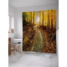 Шторка-занавеска для ванной JOYARTY