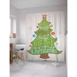 Шторка-занавеска для ванной JOYARTY