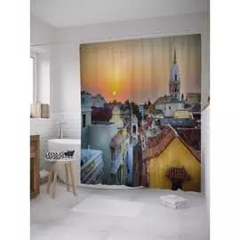 Шторка-занавеска для ванной JOYARTY