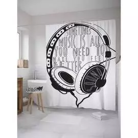 Шторка-занавеска для ванной JOYARTY