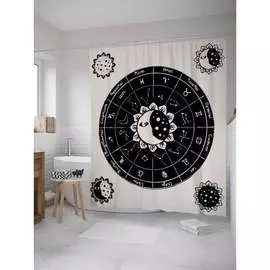 Шторка-занавеска для ванной JOYARTY