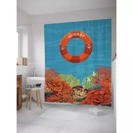 Шторка-занавеска для ванной JOYARTY