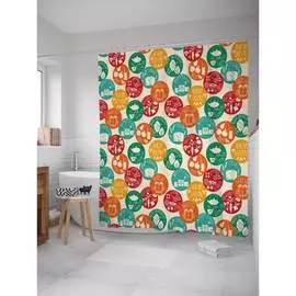 Шторка-занавеска для ванной JOYARTY