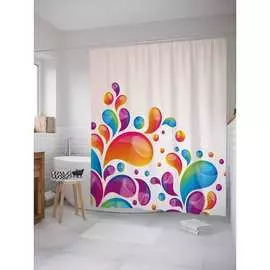 Шторка-занавеска для ванной JOYARTY