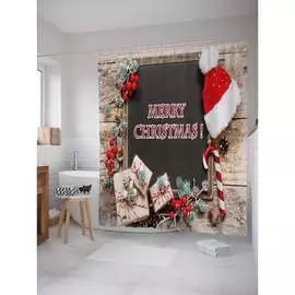 Шторка-занавеска для ванной JOYARTY