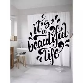 Шторка-занавеска для ванной JOYARTY