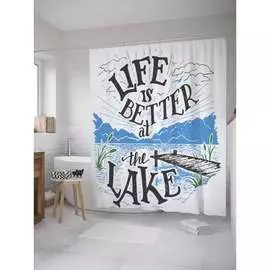 Шторка-занавеска для ванной JOYARTY