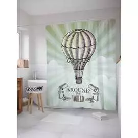 Шторка-занавеска для ванной JOYARTY