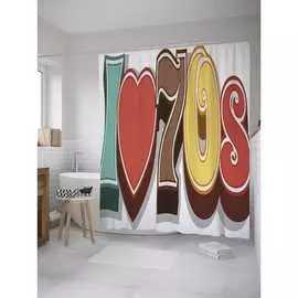 Шторка-занавеска для ванной JOYARTY