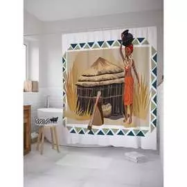 Шторка-занавеска для ванной JOYARTY