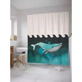 Шторка-занавеска для ванной JOYARTY