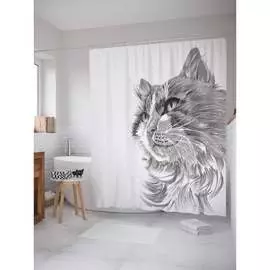 Шторка-занавеска для ванной JOYARTY