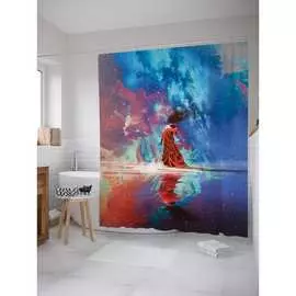 Шторка-занавеска для ванной JOYARTY