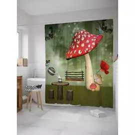 Шторка-занавеска для ванной JOYARTY