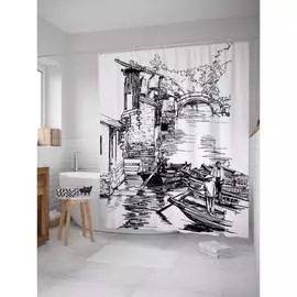 Шторка-занавеска для ванной JOYARTY