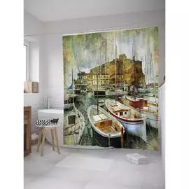 Шторка-занавеска для ванной JOYARTY