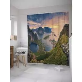 Шторка-занавеска для ванной JOYARTY