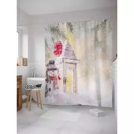 Шторка-занавеска для ванной JOYARTY