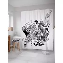 Шторка-занавеска для ванной JOYARTY