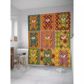 Шторка-занавеска для ванной JOYARTY