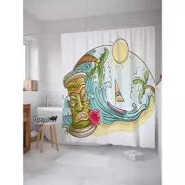 Шторка-занавеска для ванной JOYARTY