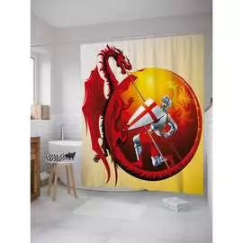 Шторка-занавеска для ванной JOYARTY