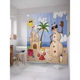 Шторка-занавеска для ванной JOYARTY