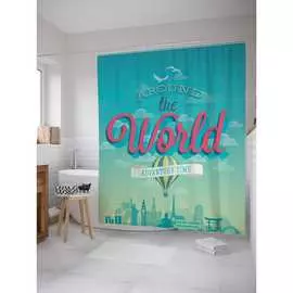 Шторка-занавеска для ванной JOYARTY