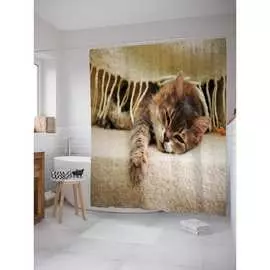 Шторка-занавеска для ванной JOYARTY