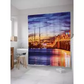 Шторка-занавеска для ванной JOYARTY