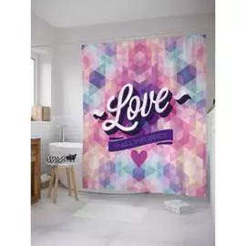 Шторка-занавеска для ванной JOYARTY