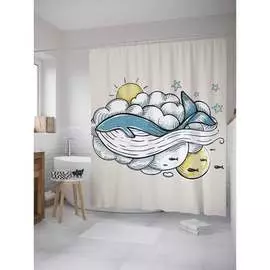 Шторка-занавеска для ванной JOYARTY