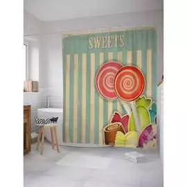 Шторка-занавеска для ванной JOYARTY