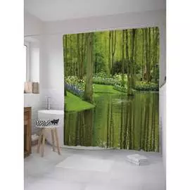 Шторка-занавеска для ванной JOYARTY