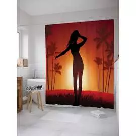 Шторка-занавеска для ванной JOYARTY