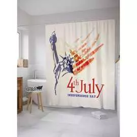 Шторка-занавеска для ванной JOYARTY