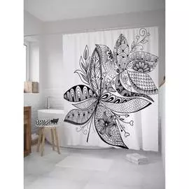 Шторка-занавеска для ванной JOYARTY