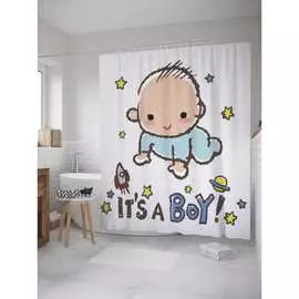 Шторка-занавеска для ванной JOYARTY