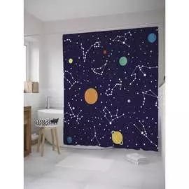 Шторка-занавеска для ванной JOYARTY