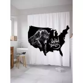 Шторка-занавеска для ванной JOYARTY