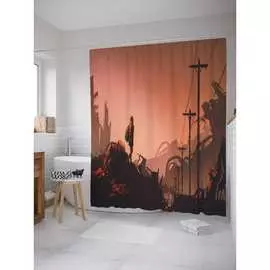 Шторка-занавеска для ванной JOYARTY