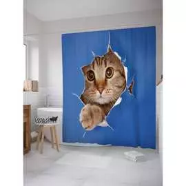 Шторка-занавеска для ванной JOYARTY